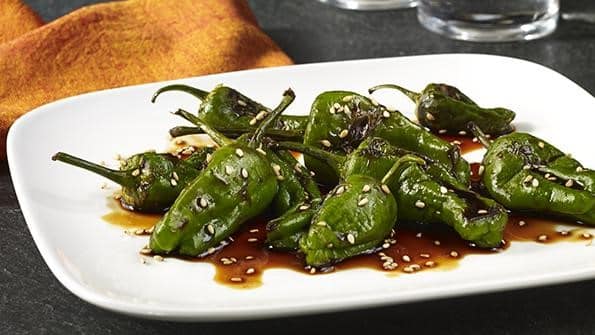 Celebrity Chef Beau MacMillan hosted our VIP group for an unforgettable behind the scenes culinary experience. These Shishito peppers were one of the dishes