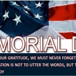 On Memorial Day we support those who served our country the United States of America. Remembering who made all this possible.