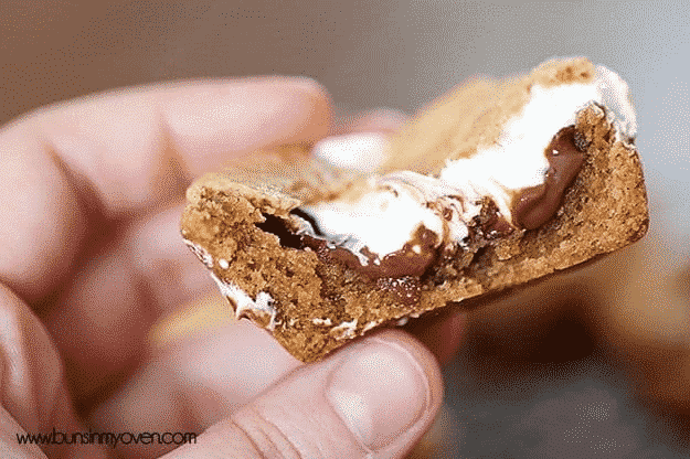 peanut-butter-smores-cookie-cups